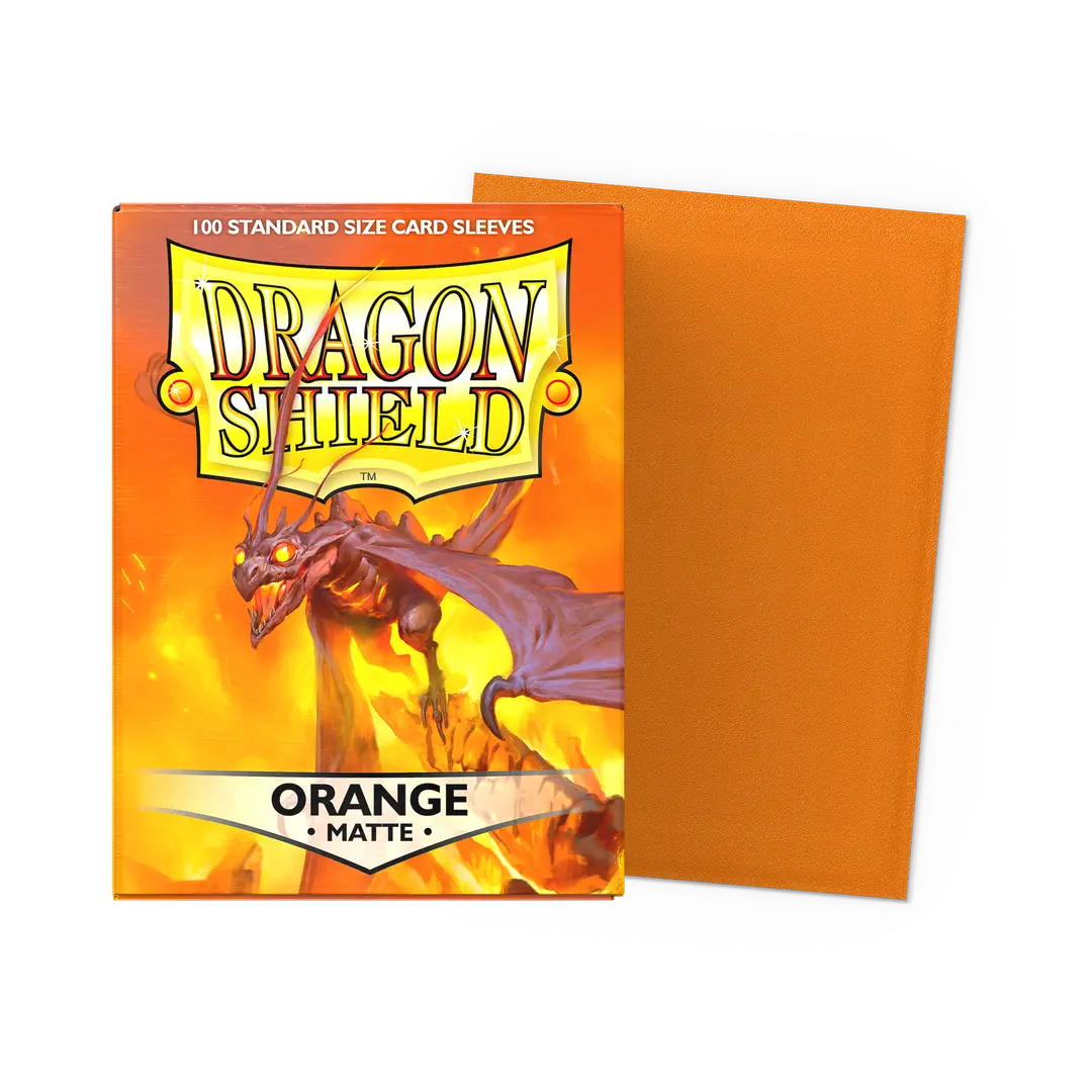 Standard - Matte Orange (100 Bustine) - Dragon Shield
