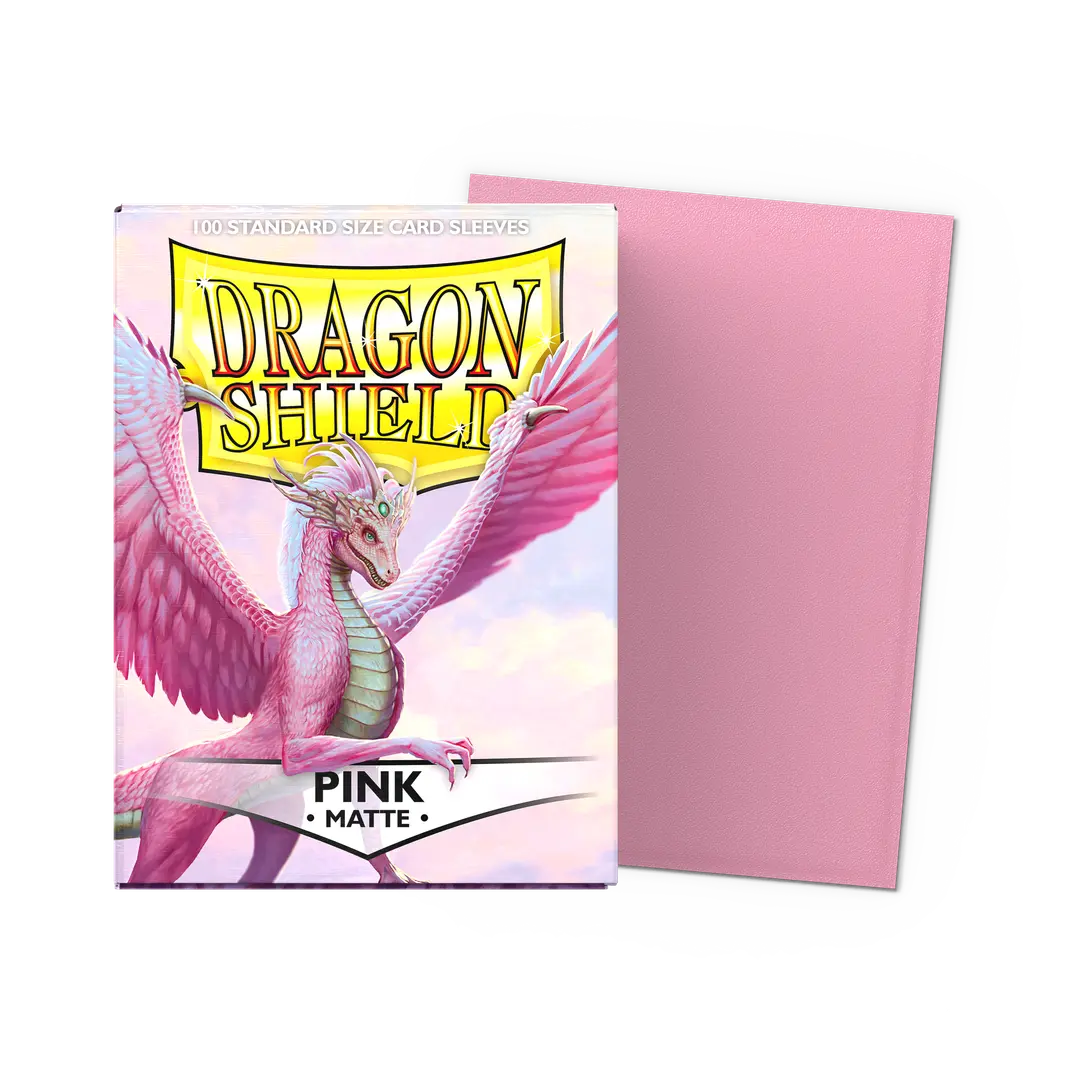 Standard - Matte Pink (100 Bustine) - Dragon Shield