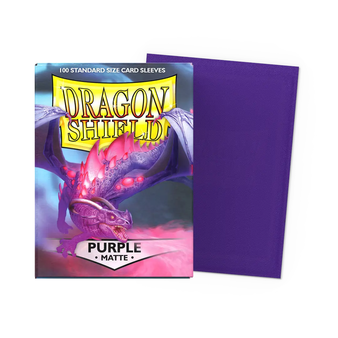Standard - Matte Purple (100 Bustine) - Dragon Shield