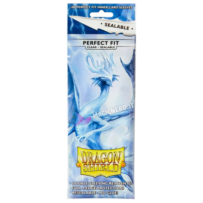 Perfect Fit Sealable Sleeves Standard Trasparenti Dragon Shield (100 Bustine)