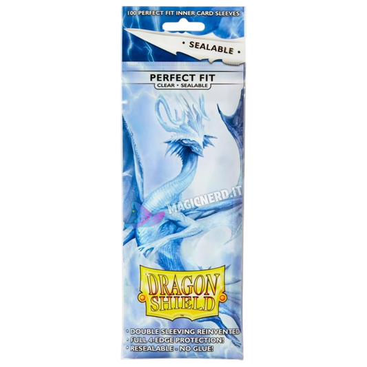 Perfect Fit Sealable Sleeves Standard Trasparenti Dragon Shield (100 Bustine)