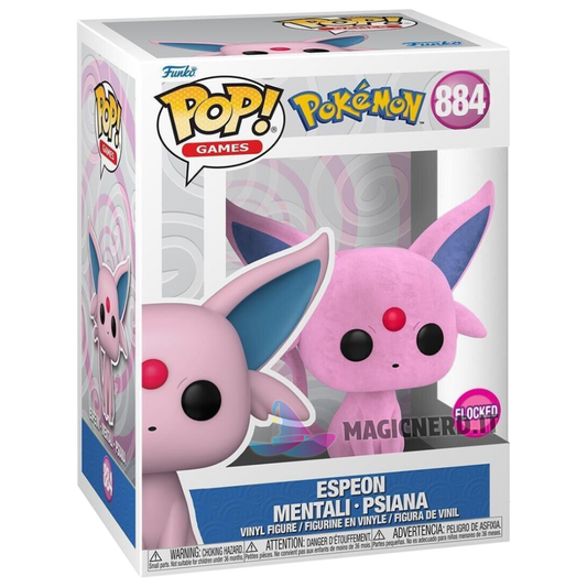 Funko Pop Espeon Flocked 884 Pokemon