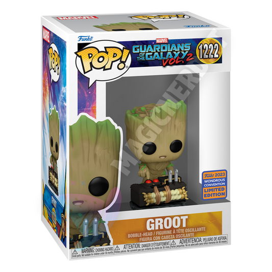 Funko POP! Guardians Of The Galaxy Groot 1222 - 2023 WonderCon (Special Edition)