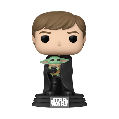 Star Wars: Funko Pop! - The Mandalorian - Luke Skywalker With Grogu (Vinyl Figure 482)