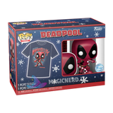 Funko Pop! & Tee Deadpool Holiday 400 (Taglia M)