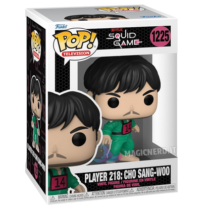 Funko Pop! Squid Game Player 218: Cho Sang-Woo
