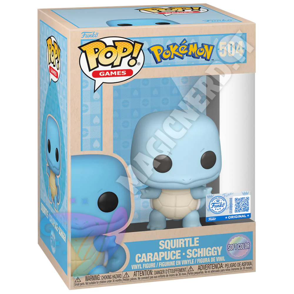 Funko Pop! Squirtle 504 (Soft Color) - Pokémon