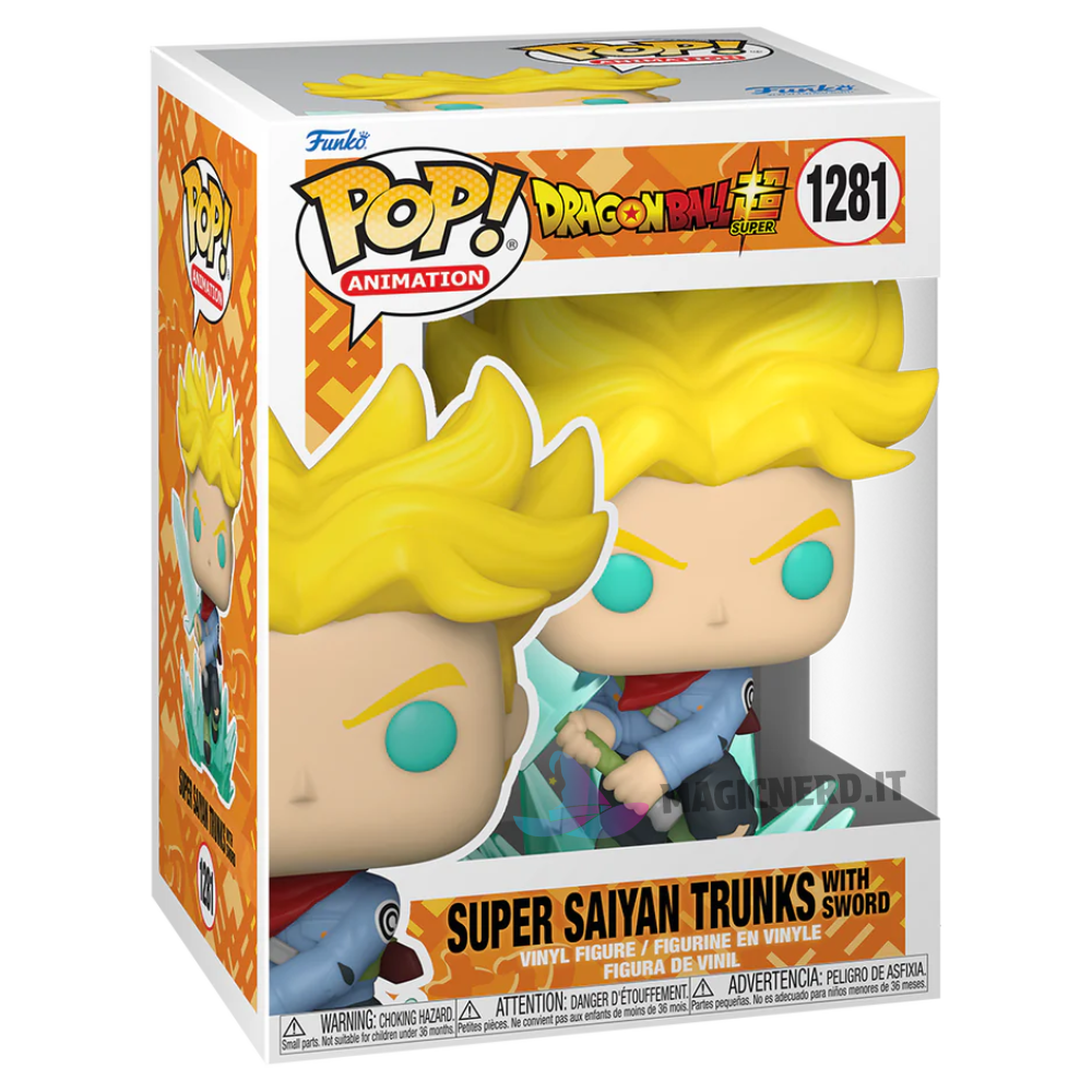 Funko Pop super sayan trunks with sword 1281