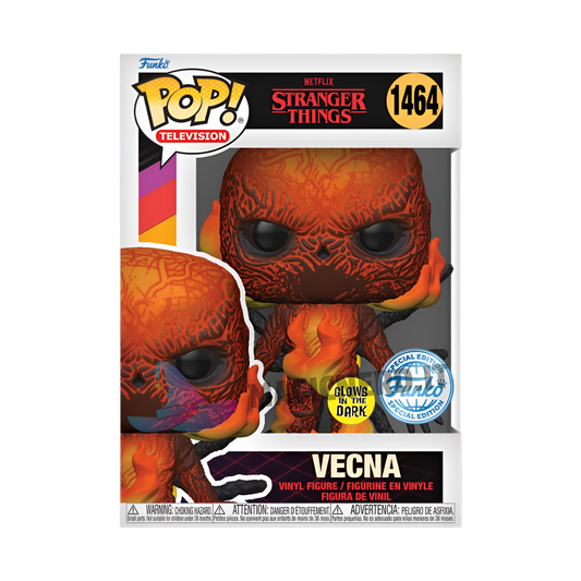 funko pop vecna 1464 stranger things glows in the dark 