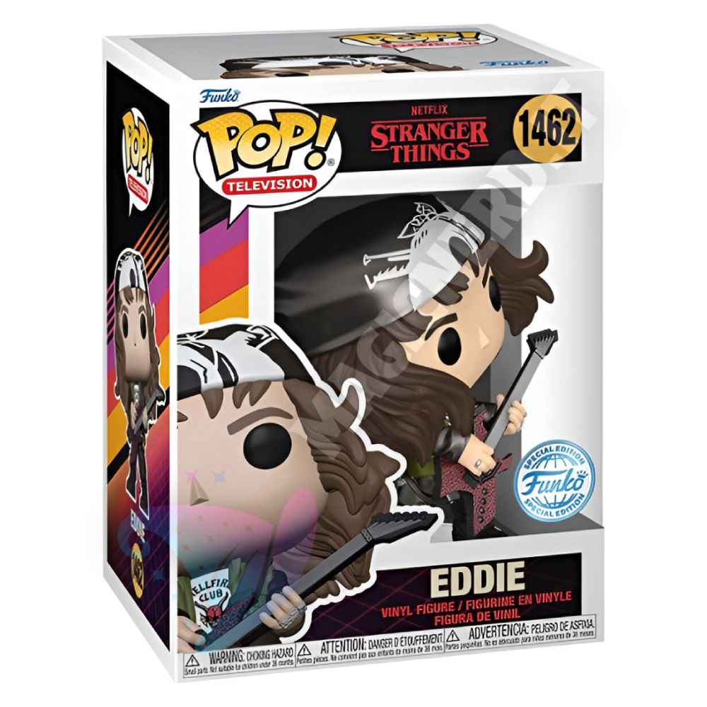Funko POP! Television Stranger Things Eddie 1462 (Metallic) (Special Edition)