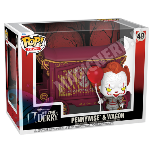 Funko Pop! Town Pennywise & Wagon 49 - IT Welcome To Derry
