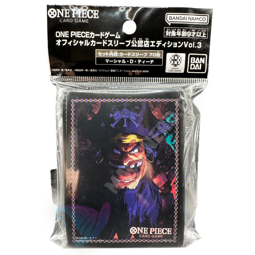 Marshall.D.Teach Official Sleeves One Piece Card Game (70 Sleeves)