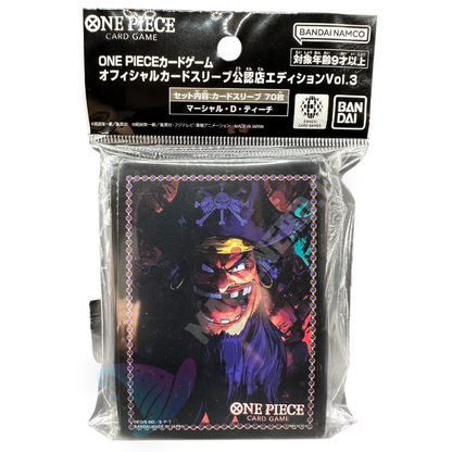 Marshall.D.Teach Official Sleeves One Piece Card Game (70 Sleeves)