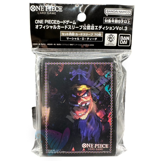Marshall.D.Teach Official Sleeves One Piece Card Game (70 Sleeves)