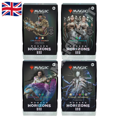 Magic Modern Horizons 3 Commander decks 4 mazzi ENG