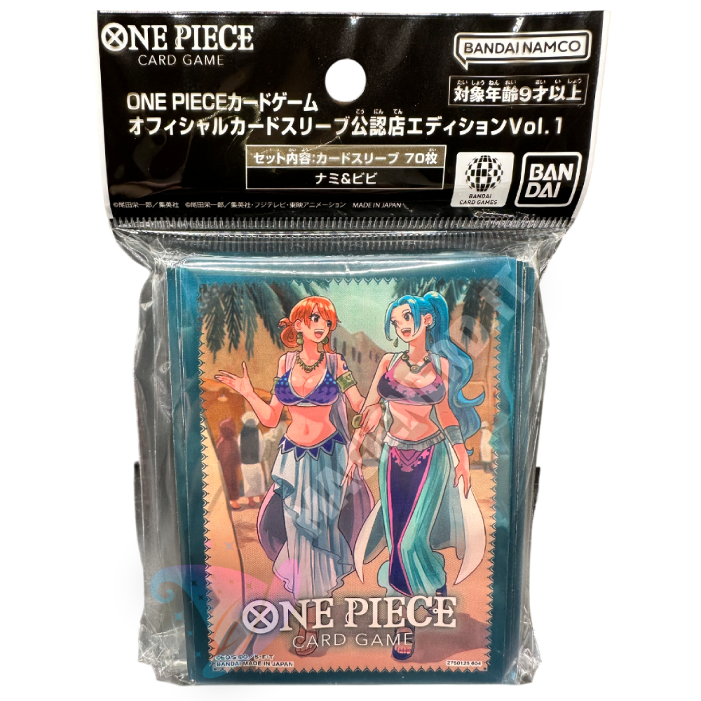  Nami e Vivi Official Sleeves One Piece Card Game (70 Sleeves)