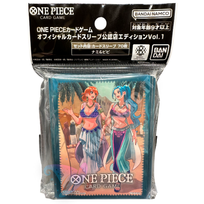  Nami e Vivi Official Sleeves One Piece Card Game (70 Sleeves)