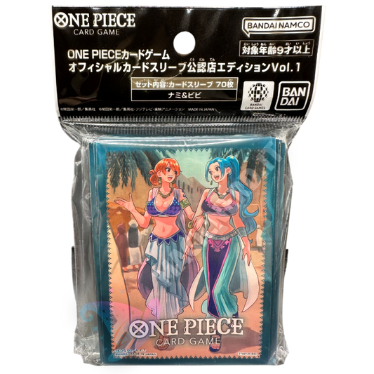  Nami e Vivi Official Sleeves One Piece Card Game (70 Sleeves)