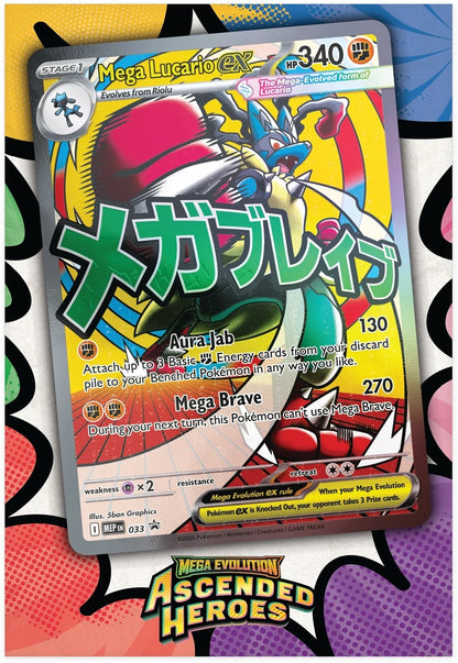 Ascesa Eroica Collezione Con Poster Premium Mega Lucario (ITA)