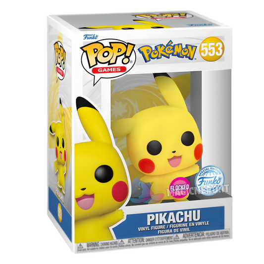 Funko Pop Pikachu Flocked