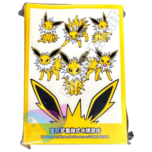 Pokemon Chinese - Bustine Protettive Jolteon (64 Sleeves)