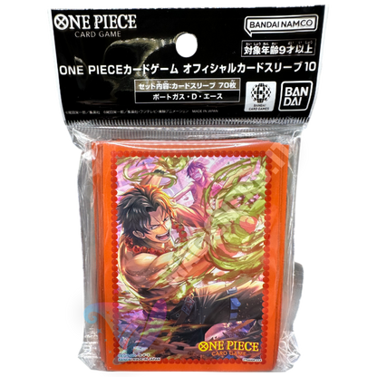 Portgas.D.Ace Official Sleeves One Piece Card Game (70 Sleeves)