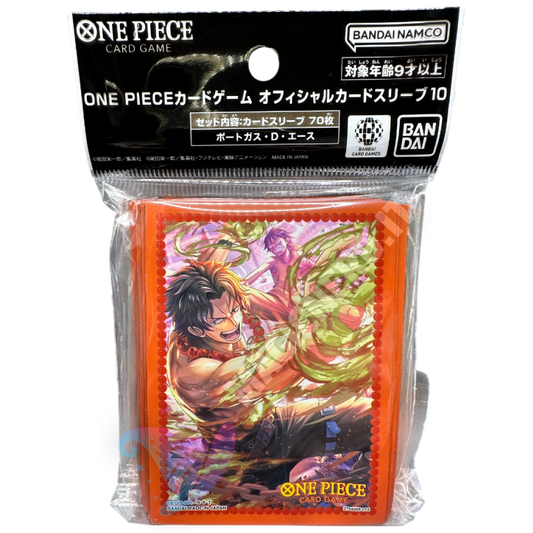 Portgas.D.Ace Official Sleeves One Piece Card Game (70 Sleeves)