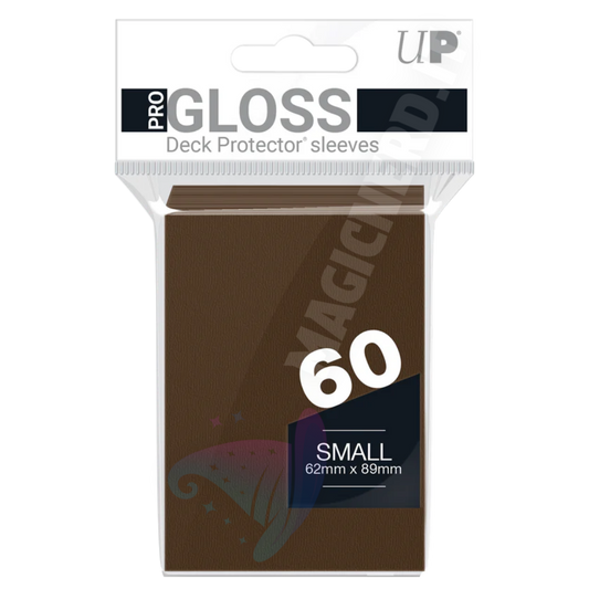 PRO-Gloss Small Sleeves Brown Ultra Pro (60 Bustine)
