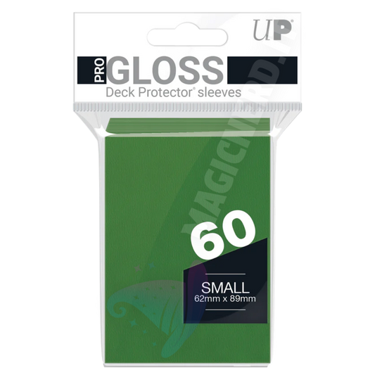 PRO-Gloss Small Sleeves Green Ultra Pro (60 Bustine)