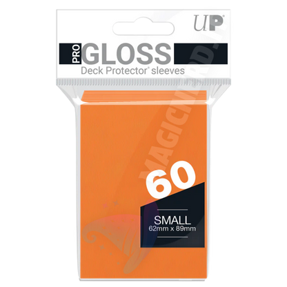 PRO-Gloss Small Sleeves Orange Ultra Pro (60 Bustine)