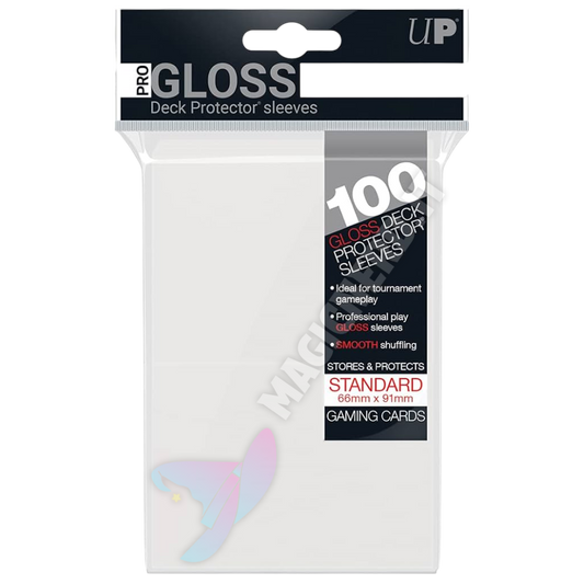 Sleeves PRO-Gloss Standard Size Clear (100 Bustine) - Ultra Pro
