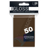 PRO-Gloss Standard Sleeves Brown Ultra Pro (50 Bustine)