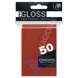 PRO-Gloss Standard Sleeves Red Ultra Pro (50 Bustine)