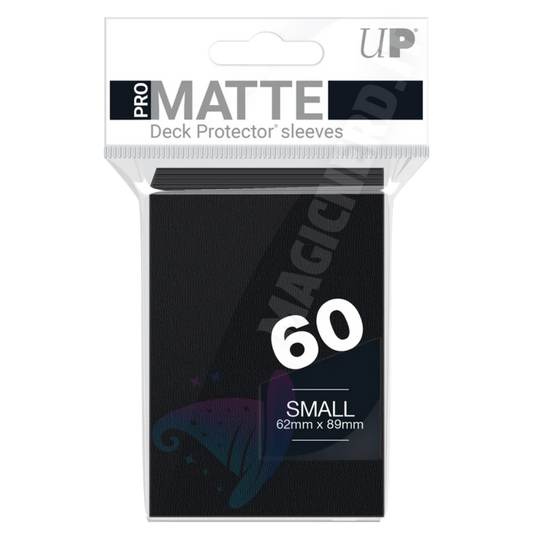 PRO-Matte Small Sleeves Black Ultra Pro (60 Bustine)