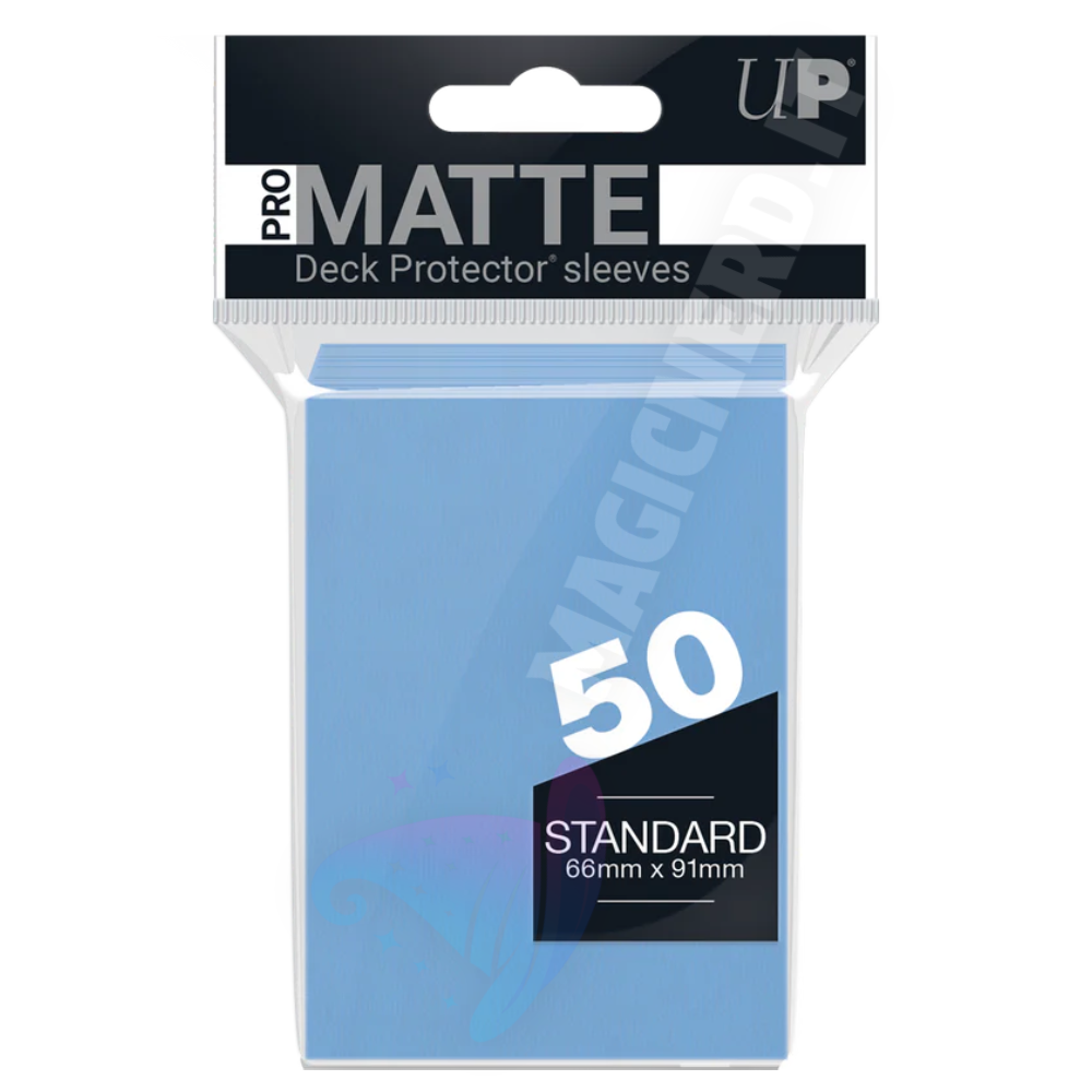 PRO-Matte Standard Sleeves Light Blue Ultra Pro (50 Bustine)