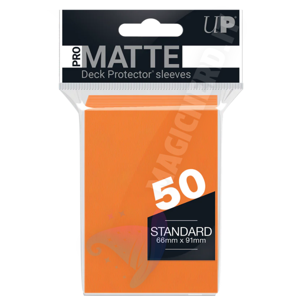 PRO-Matte Standard Sleeves Orange Ultra Pro (50 Bustine)