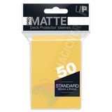 PRO-Matte Standard Sleeves Yellow Ultra Pro (50 Bustine)