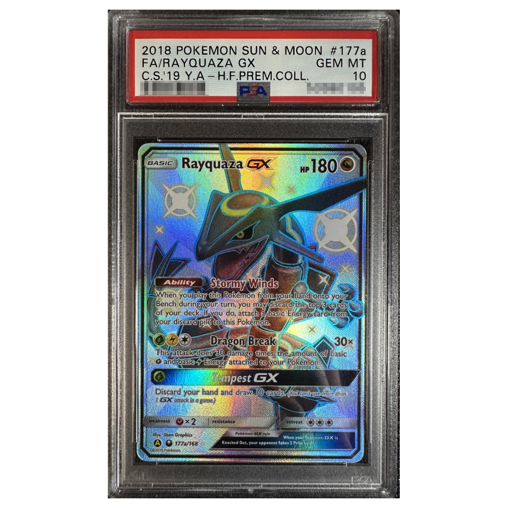Rayquaza Gx Shiny 177a/168 GEM MT PSA 10 (ENG)