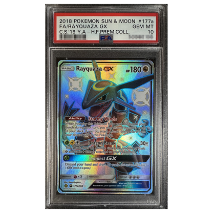 Rayquaza Gx Shiny 177a/168 GEM MT PSA 10 (ENG)