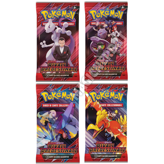 Scarlatto e Violetto Rivali Predestinati 4 Bustine Set Artwork (ITA)
