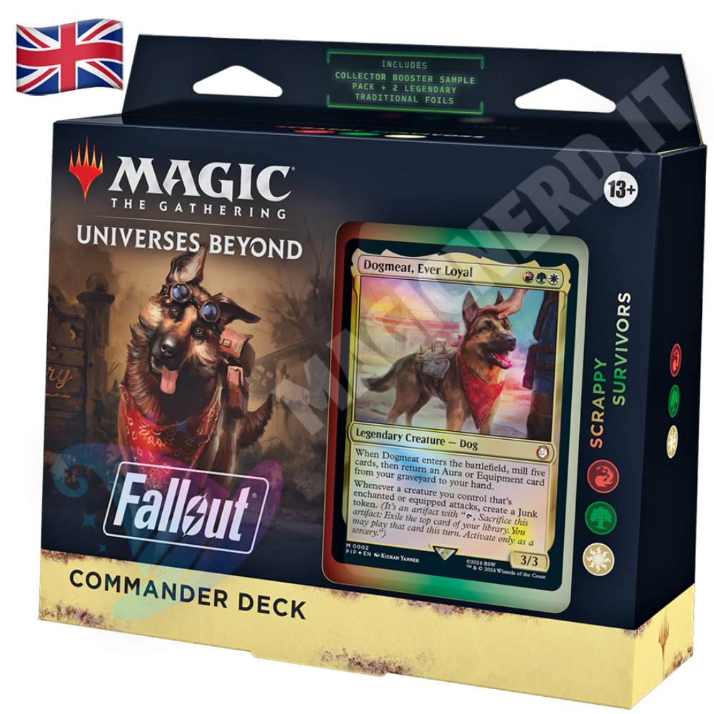 Scrappy Survivors Fallout Commander Deck Eng Magic The Gathering