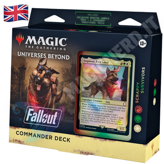 Scrappy Survivors Fallout Commander Deck Eng Magic The Gathering