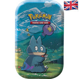 Pokemon Mini Tin Sinnoh Stars con raffigurato su l'artwork di Munchlax e Drifloon