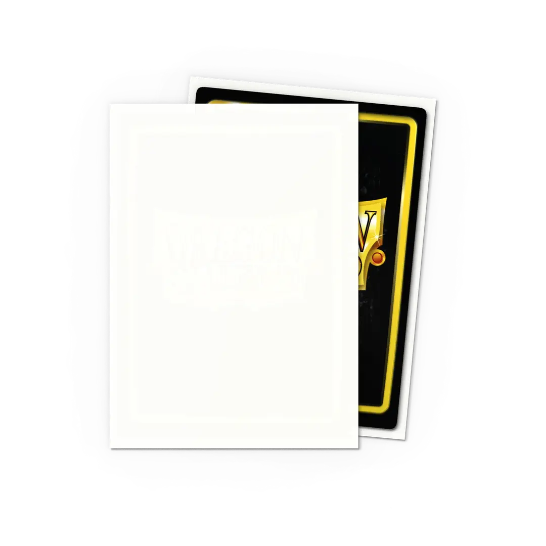 Standard - Matte White (100 Bustine) - Dragon Shield