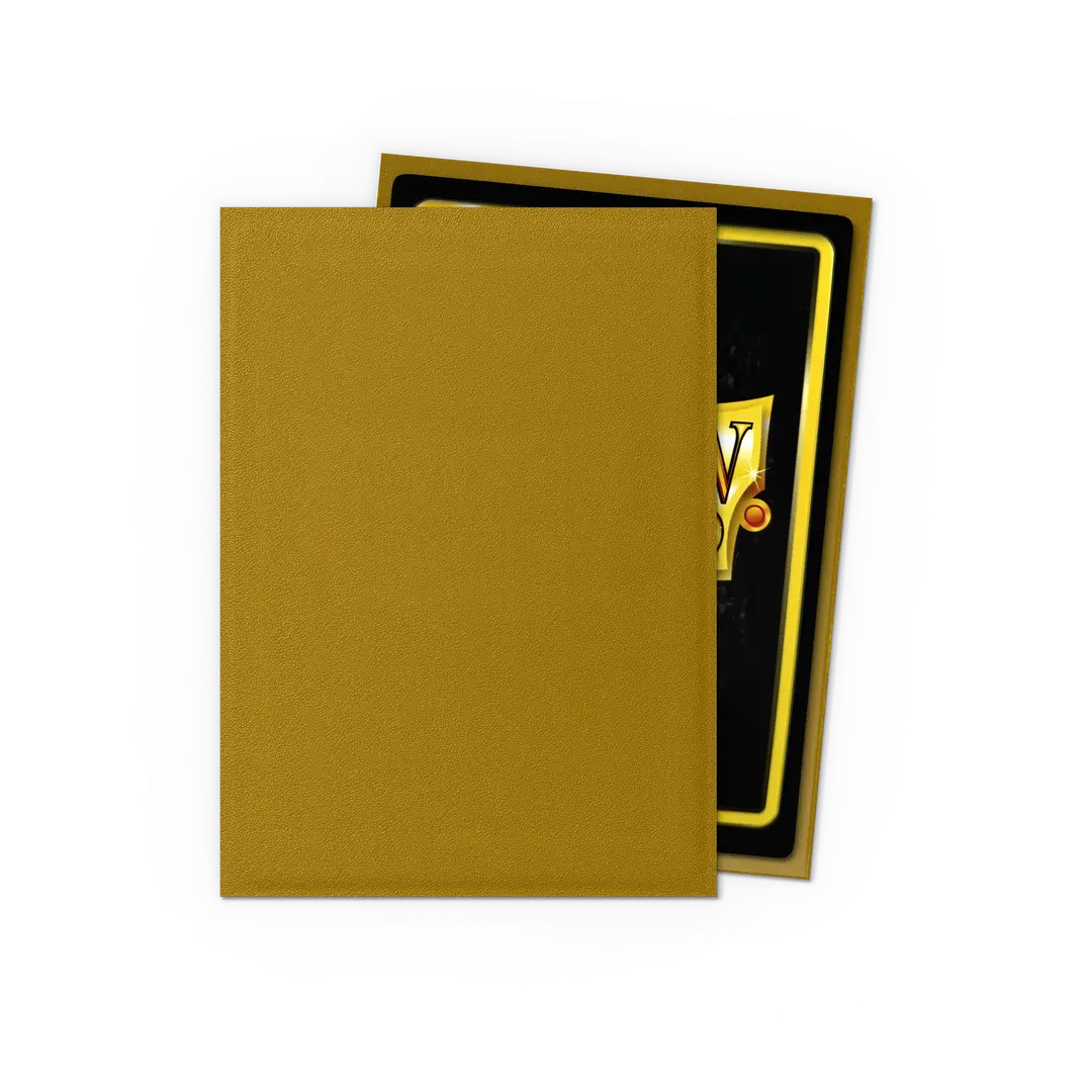 Standard - Matte Gold (100 Bustine) - Dragon Shield