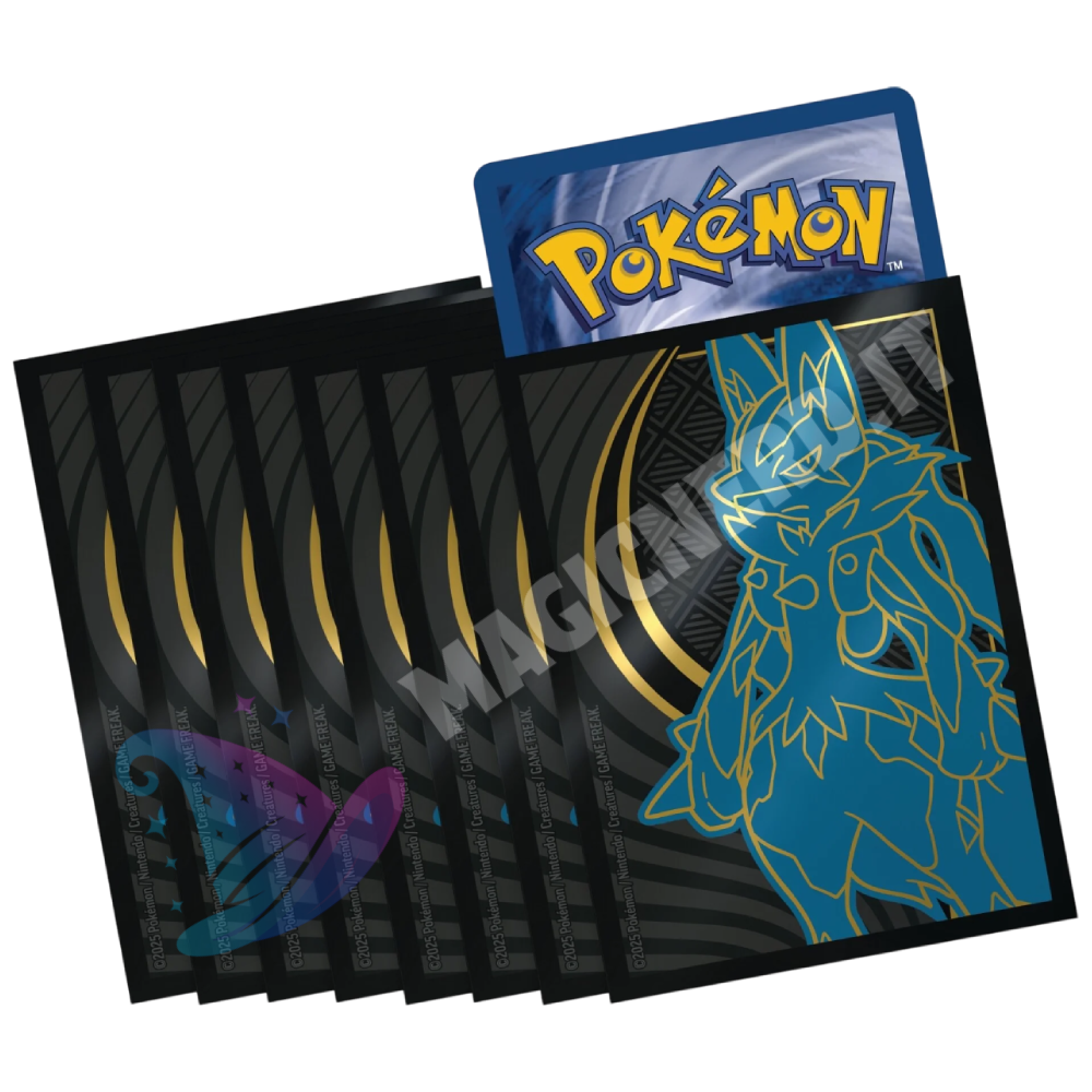 Pokemon – Proteggi carte Standard pacchetto da: 65 Bustine Megaevoluzione (Mega Lucario)