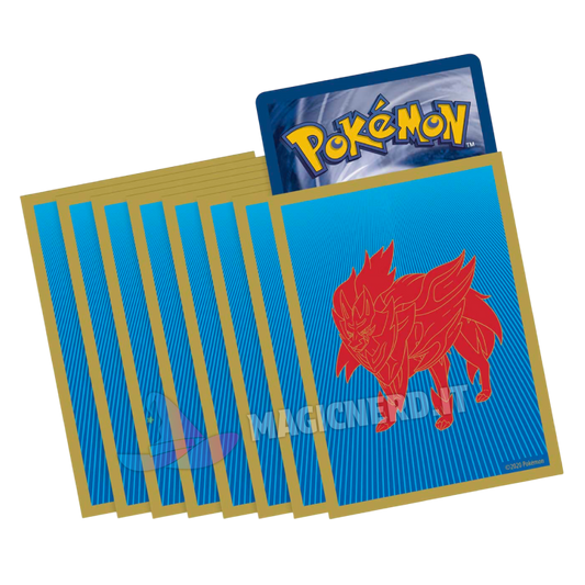 Pokemon – Proteggi carte Standard pacchetto da: 65 Bustine Spada e Scudo (Zamazenta)