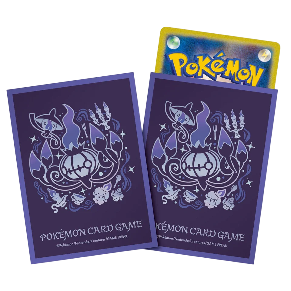 Pokemon – Bustine Protettive Standard Pokemon Center Gloss Chandelure Evolutionary Path (64 Bustine)