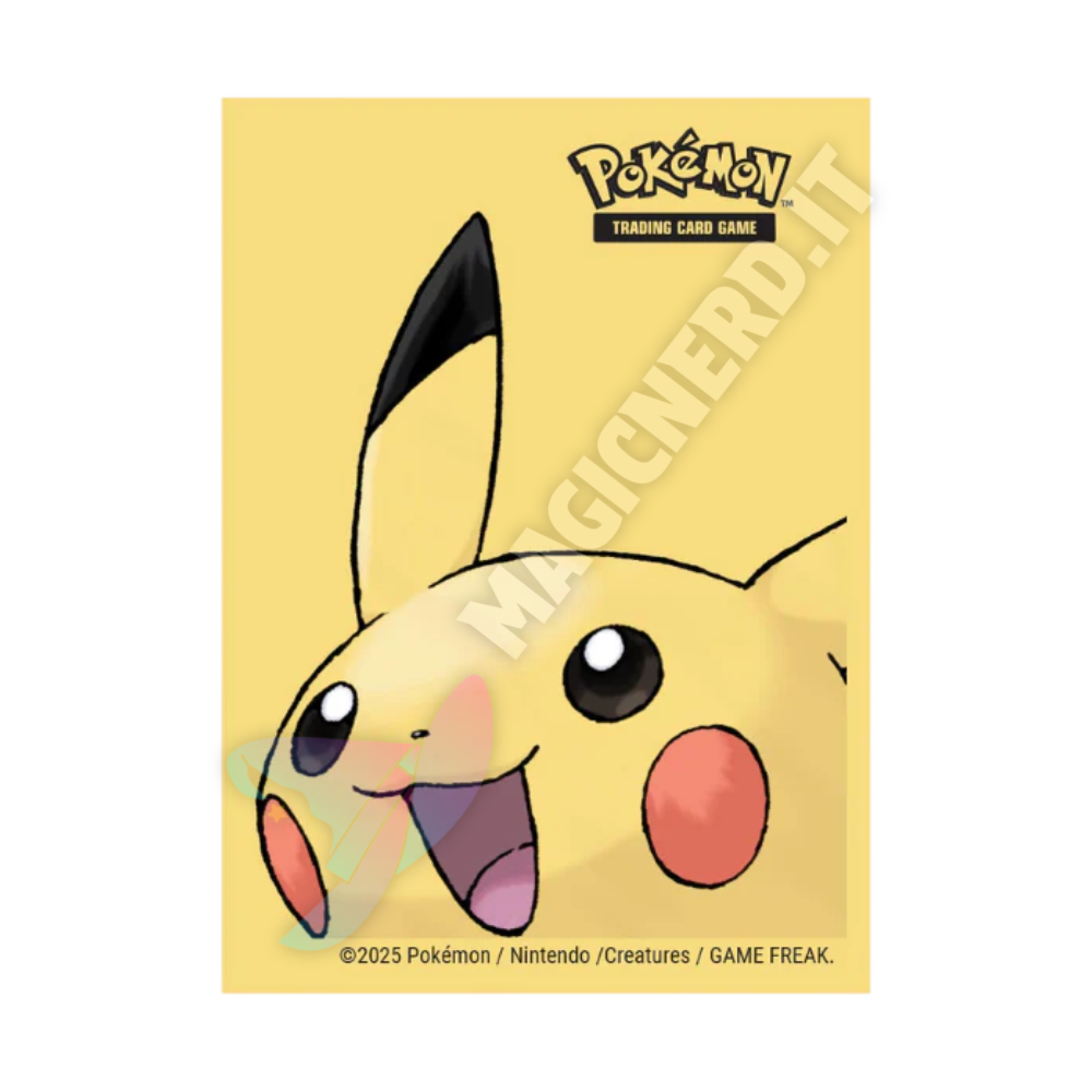 Proteggi Carte Ultra Pro x Pokemon Standard – Pacchetto da 65 Sleeves: Pikachu