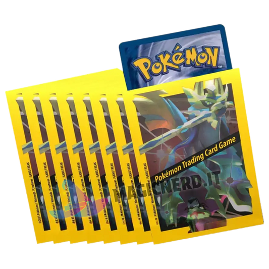 Pokemon – Proteggi carte Standard pacchetto da: 65 Bustine Zacian e Zamazenta Cromatico